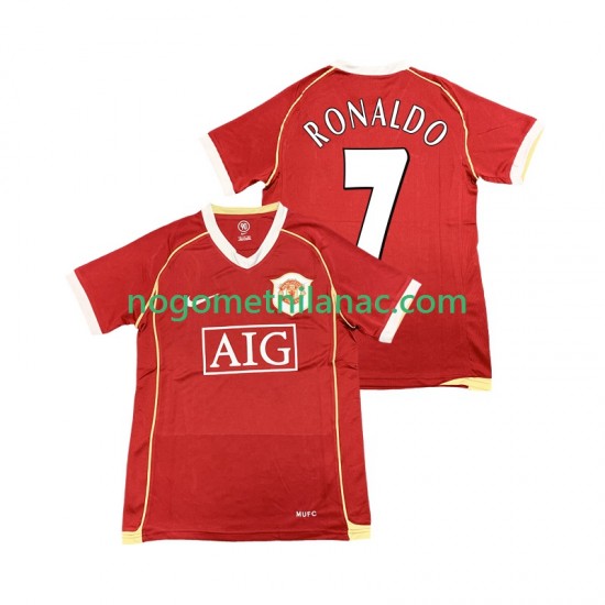 Dres Manchester United Cristiano Ronaldo 7 2007 Retro Domaći 2006 Kratkih Rukava - Muški