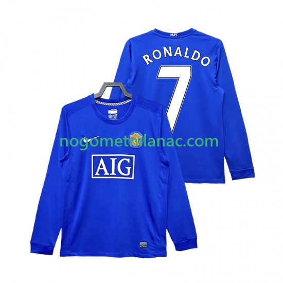 Dres Manchester United Cristiano Ronaldo 7 2009 Retro Treći 2008 Dugim Rukavima - Muški