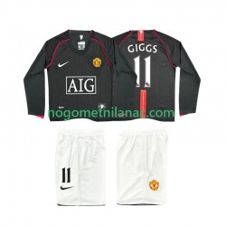 Dres Manchester United GIGGS 11 2007 Retro Gostujući 2008 Dugim Rukavima - Dječji Dres Manchester United GIGGS 11 2007 Retro Gostujući 2008 Dugim Rukavima - Dječji