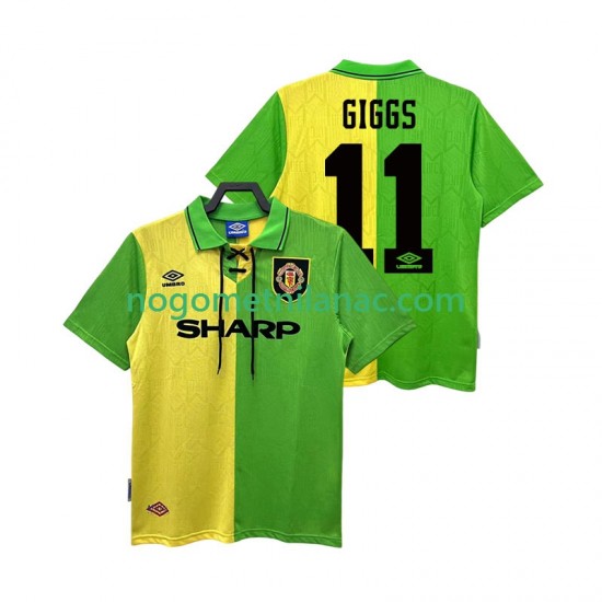 Dres Manchester United GIGGS 11 1992 Retro Gostujući 1994 Kratkih Rukava - Muški