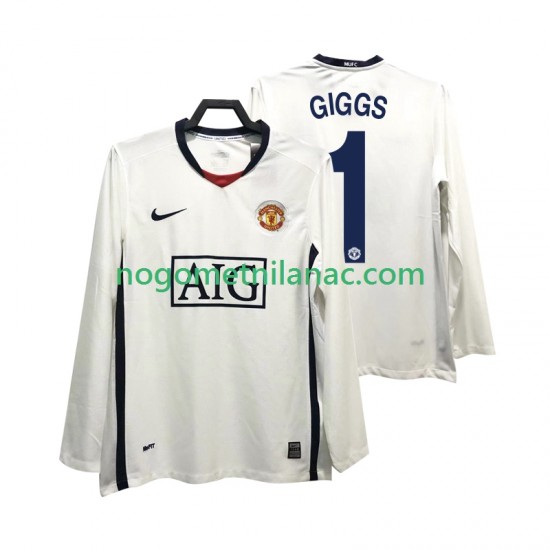 Dres Manchester United GIGGS 11 Premier League 2009 Retro Gostujući 2008 Dugim Rukavima - Muški