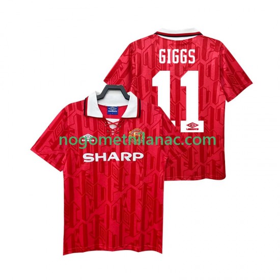 Dres Manchester United GIGGS 11 1992 Retro Domaći 1994 Kratkih Rukava - Muški