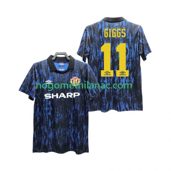 Dres Manchester United GIGGS 11 1993 Retro Domaći Kratkih Rukava - Muški