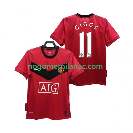 Dres Manchester United GIGGS 11 2009 Retro Domaći 2010 Kratkih Rukava - Muški