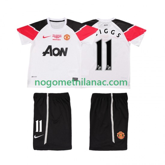 Dres Manchester United GIGGS 11 Champions League 2012 Retro Treći 2011 Kratkih Rukava - Dječji