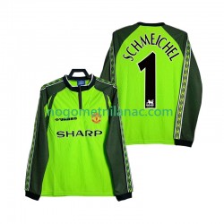 Golmanski Dres - Dres Manchester United SCHMEICHEL 1 2000 Retro Domaći 1998 Dugim Rukavima - Muški