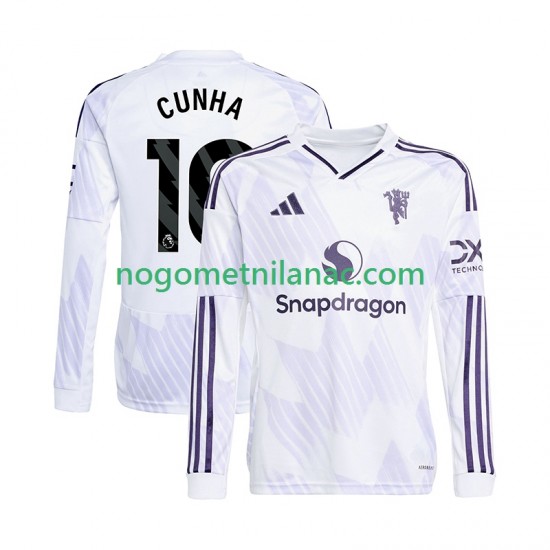Dres Manchester United Matheus Cunha 10 Gostujući 2025-2026 Dugim Rukavima - Muški