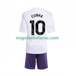 Dres Manchester United Matheus Cunha 10 Gostujući 2025-2026 Kratkih Rukava - Dječji Dres Manchester United Matheus Cunha 10 Gostujući 2025-2026 Kratkih Rukava - Dječji
