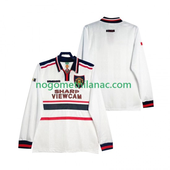 Dres Manchester United Retro Gostujući 1998 1999 Dugim Rukavima - Muški