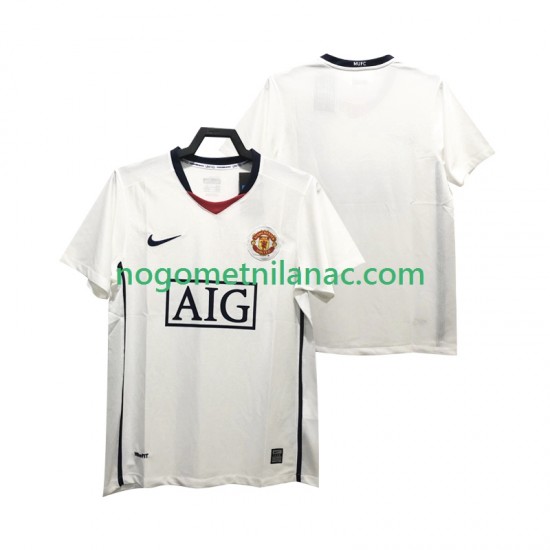 Dres Manchester United Premier League 2009 Retro Gostujući 2008 Kratkih Rukava - Muški