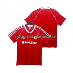 Dres Manchester United 1988 1990 Retro Domaći Kratkih Rukava - Muški Dres Manchester United 1988 1990 Retro Domaći Kratkih Rukava - Muški
