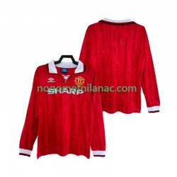 Dres Manchester United 1992 Retro Domaći 1994 Dugim Rukavima - Muški Dres Manchester United 1992 Retro Domaći 1994 Dugim Rukavima - Muški