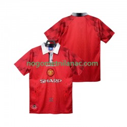 Dres Manchester United 1996 1997 Retro Domaći Kratkih Rukava - Muški