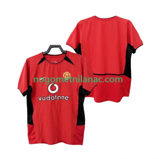 Dres Manchester United Retro Domaći 2004 2002 Kratkih Rukava - Muški