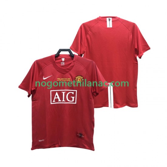 Dres Manchester United 2007 Retro Domaći 2008 Kratkih Rukava - Muški