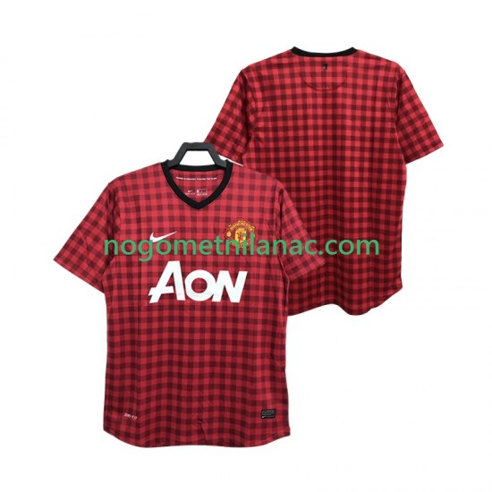 Dres Manchester United 2012 2013 Retro Domaći Kratkih Rukava - Muški