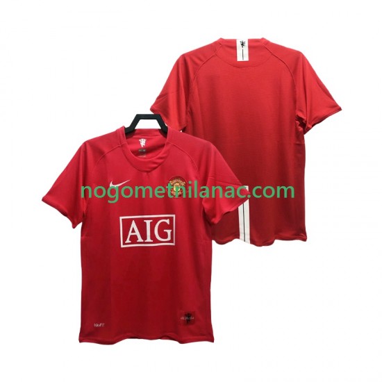 Dres Manchester United Premier League 2007 Retro Domaći 2008 Kratkih Rukava - Muški