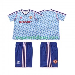 Dres Manchester United 1990 1992 Retro Gostujući Kratkih Rukava - Dječji Dres Manchester United 1990 1992 Retro Gostujući Kratkih Rukava - Dječji
