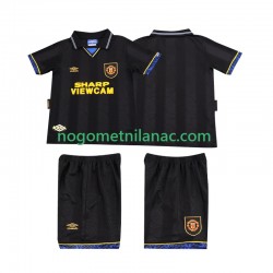 Dres Manchester United 1993 Retro Gostujući 1994 Kratkih Rukava - Dječji