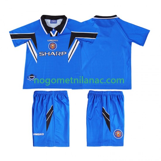 Dres Manchester United 1996 Retro Treći 1998 Kratkih Rukava - Dječji