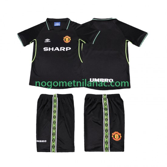 Dres Manchester United Retro Treći 1998 1999 Kratkih Rukava - Dječji