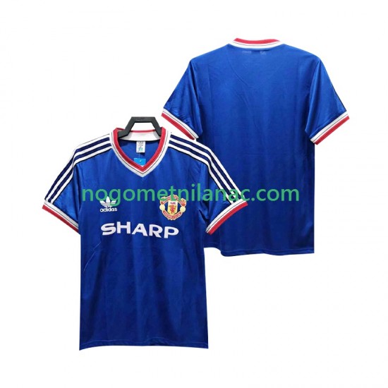 Dres Manchester United 1986 1988 Retro Treći Kratkih Rukava - Muški