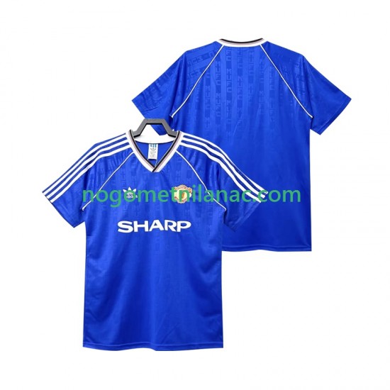 Dres Manchester United 1988 1990 Retro Treći Kratkih Rukava - Muški