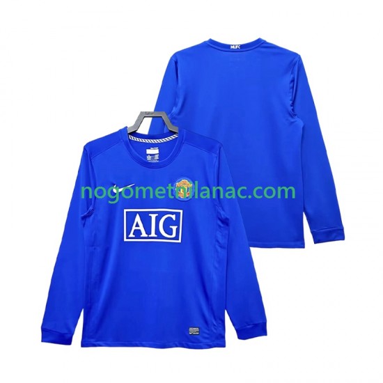 Dres Manchester United 2009 Retro Treći 2008 Dugim Rukavima - Muški
