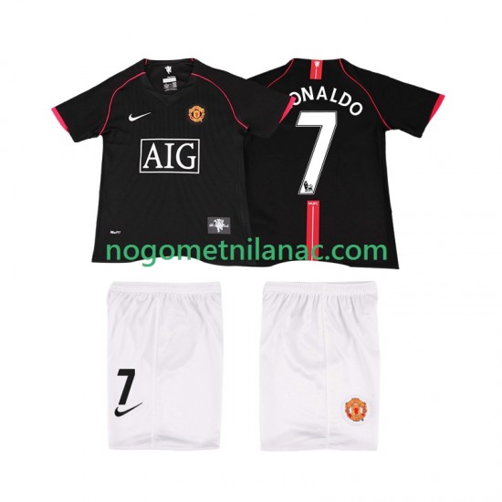 Dres Manchester United Ronaldo 7 2007 Retro Gostujući 2008 Kratkih Rukava - Dječji