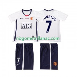 Dres Manchester United Ronaldo 7 Champions League 2009 Retro Gostujući 2008 Kratkih Rukava - Dječji
