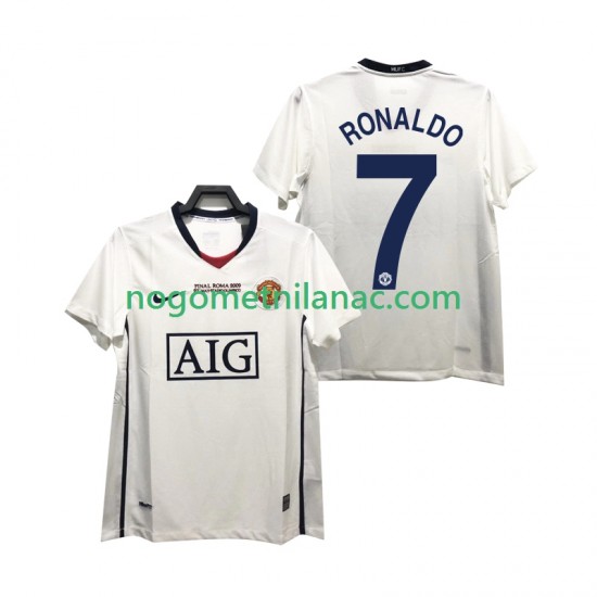 Dres Manchester United Ronaldo 7 Champions League 2009 Retro Gostujući 2008 Kratkih Rukava - Muški