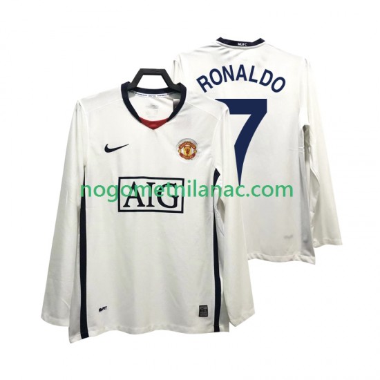 Dres Manchester United Ronaldo 7 Premier League 2009 Retro Gostujući 2008 Dugim Rukavima - Muški