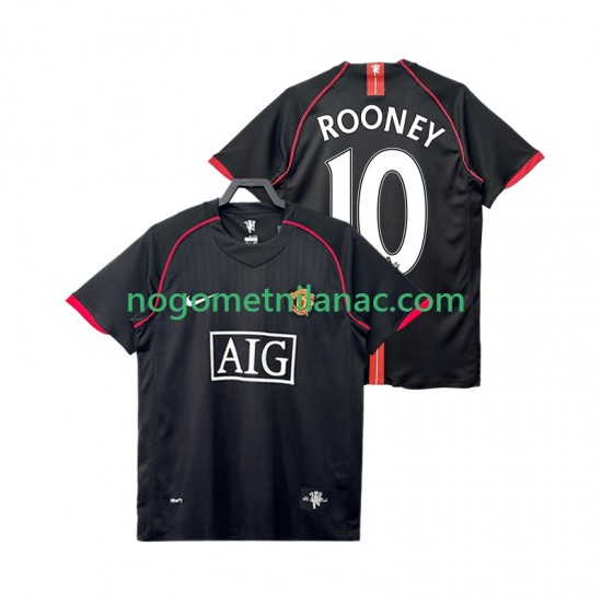 Dres Manchester United Rooney 10 2007 Retro Gostujući 2008 Kratkih Rukava - Muški