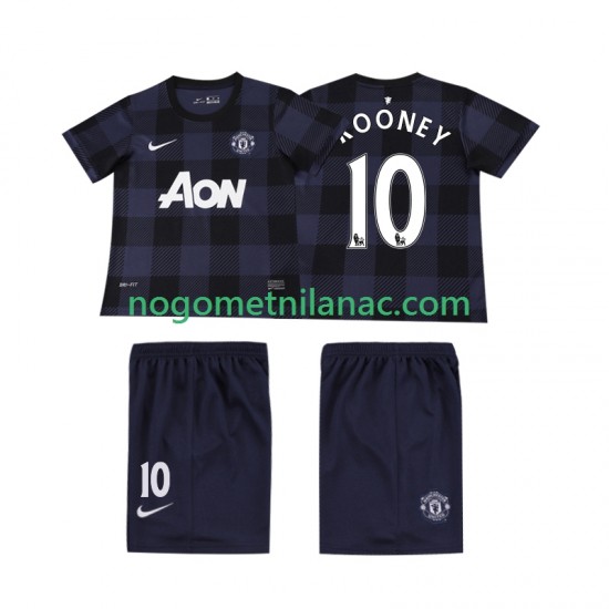 Dres Manchester United Rooney 10 2013 2014 Retro Gostujući Kratkih Rukava - Dječji