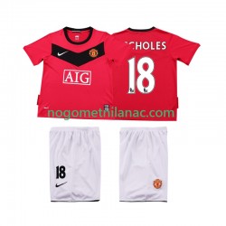 Dres Manchester United SCHOLES 18 2009 Retro Domaći 2010 Kratkih Rukava - Dječji