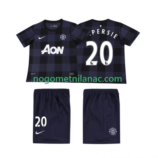 Dres Manchester United V PERSIE 20 2013 2014 Retro Gostujući Kratkih Rukava - Dječji