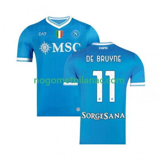 Dres Napoli Kevin De Bruyne 11 Domaći 2025-2026 Kratkih Rukava - Muški