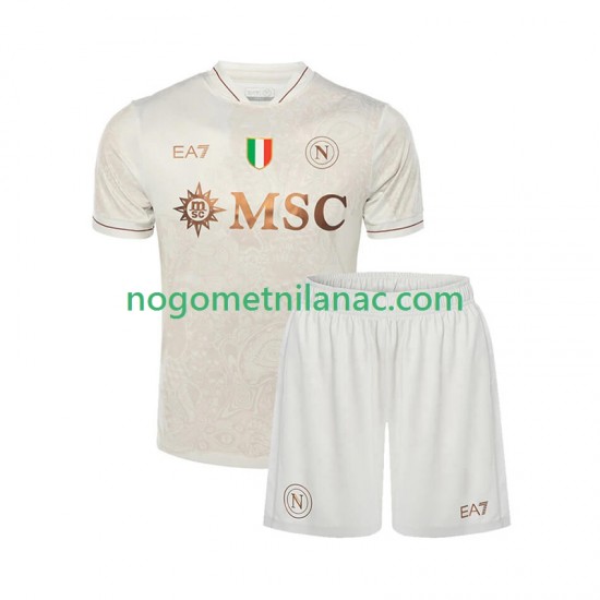 Dres Napoli Gostujući 2025-2026 Kratkih Rukava - Dječji