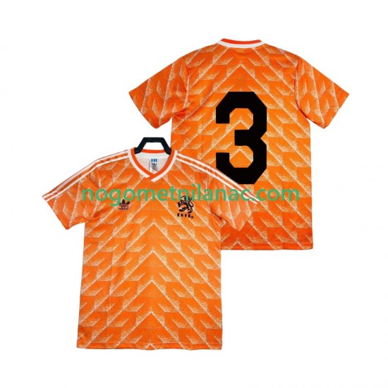 Dres Nizozemska 3 1988 Retro Domaći Kratkih Rukava - Muški