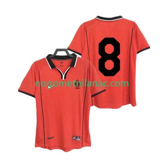 Dres Nizozemska 8 Retro Domaći 1998 Kratkih Rukava - Muški