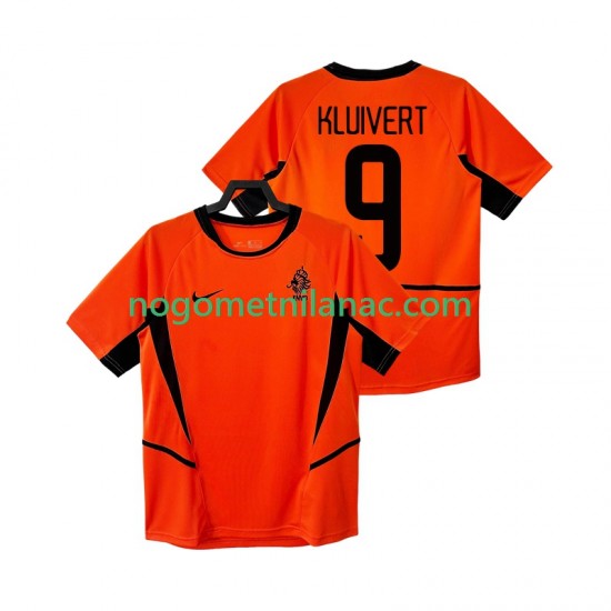 Dres Nizozemska KLUIVERT 9 Retro Domaći 2002 Kratkih Rukava - Muški