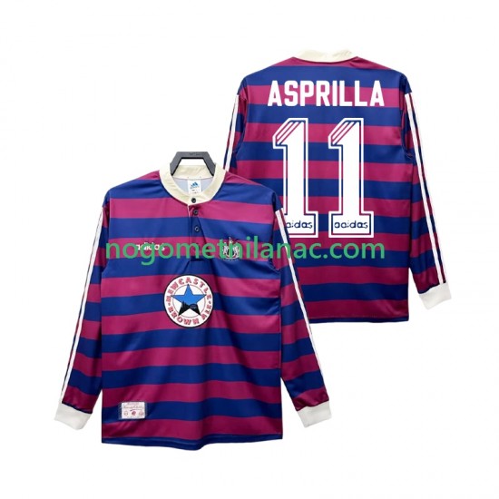 Dres Newcastle United ASPRILLA 11 1995 1997 Retro Gostujući Dugim Rukavima - Muški