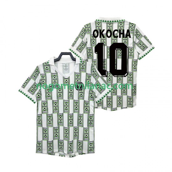 Dres Nigerija OKOCHA 10 Retro Gostujući 1994 Kratkih Rukava - Muški