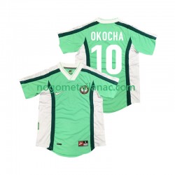 Dres Nigerija OKOCHA 10 Retro Domaći 1998 Kratkih Rukava - Muški Dres Nigerija OKOCHA 10 Retro Domaći 1998 Kratkih Rukava - Muški