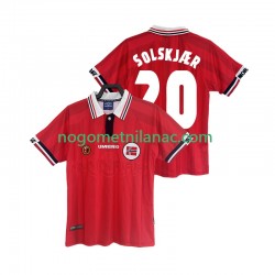 Dres Norveška SOLSKJAER 20 Retro Domaći 1998 Kratkih Rukava - Muški Dres Norveška SOLSKJAER 20 Retro Domaći 1998 Kratkih Rukava - Muški