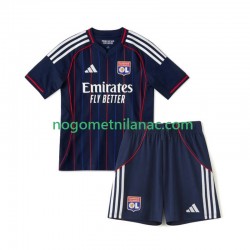 Dres Olympique Lyonnais Gostujući 2025-2026 Kratkih Rukava - Dječji Dres Olympique Lyonnais Gostujući 2025-2026 Kratkih Rukava - Dječji