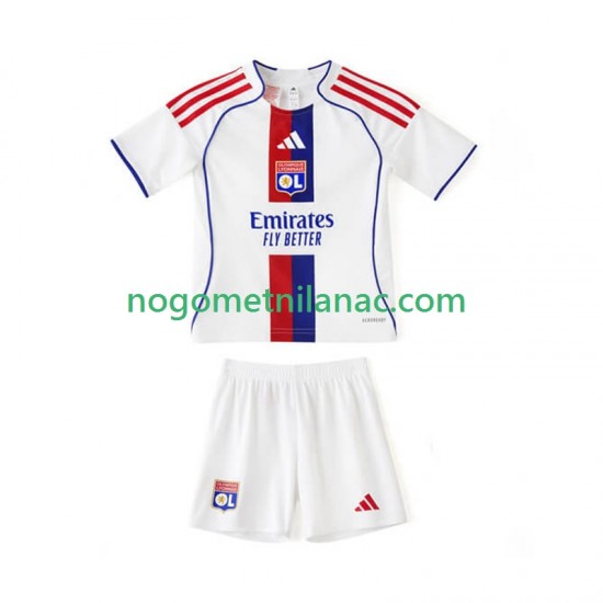 Dres Olympique Lyonnais Domaći 2025-2026 Kratkih Rukava - Dječji