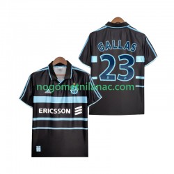 Dres Olympique de Marseille Gallas 23 2000 Retro Treći 1999 Kratkih Rukava - Muški Dres Olympique de Marseille Gallas 23 2000 Retro Treći 1999 Kratkih Rukava - Muški