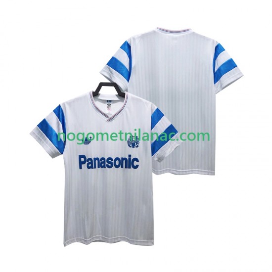 Dres Olympique de Marseille 1990 Retro Domaći Kratkih Rukava - Muški