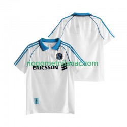 Dres Olympique de Marseille Retro Domaći 1998 1999 Kratkih Rukava - Muški Dres Olympique de Marseille Retro Domaći 1998 1999 Kratkih Rukava - Muški